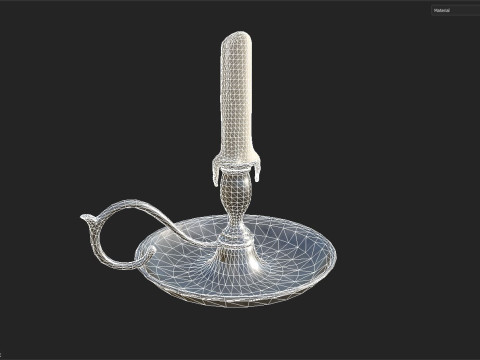 Candle 3D Model