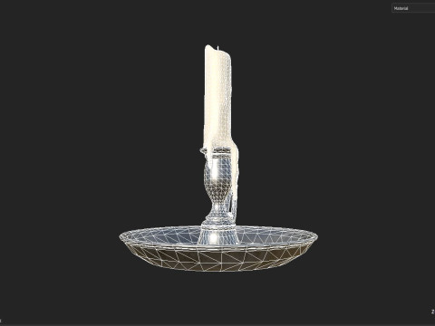 Candle 3D Model