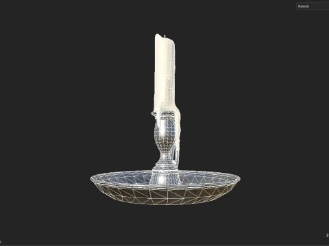 Candle 3D Model