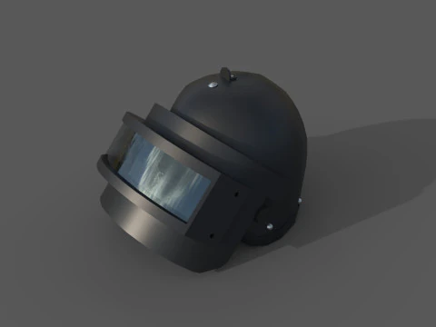 Combat Helmet 3D Model