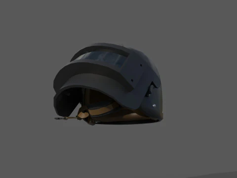 Combat Helmet 3D Model
