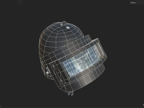Combat Helmet 3D Model