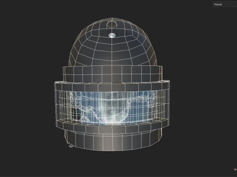 Combat Helmet 3D Model