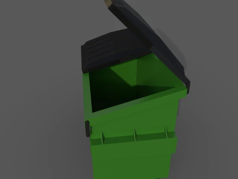 contenedor de basura Modelo 3D