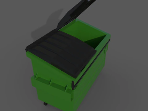 contenedor de basura Modelo 3D