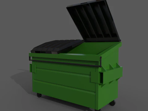 contenedor de basura Modelo 3D