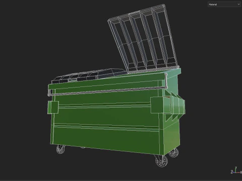 contenedor de basura Modelo 3D
