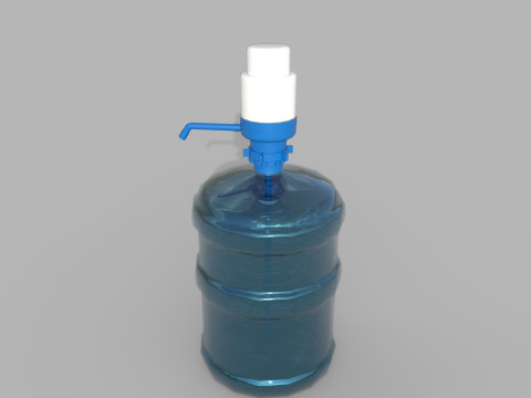 Water Bottle Model 3D