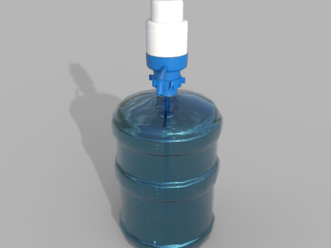 पानी की बोतल 3D मॉडल