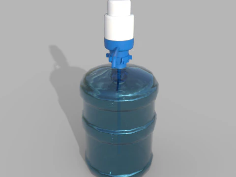 Water Bottle 3D Model