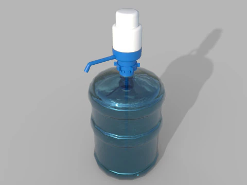 Water Bottle 3D Model