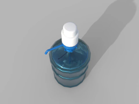 Water Bottle 3D Model
