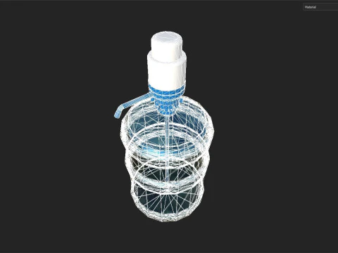 Water Bottle 3D Model