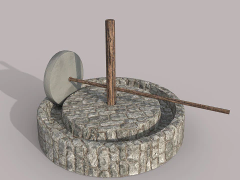 Macinino per cereali Modello 3D