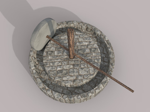 Grain Grinder 3D Model