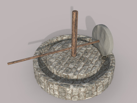 Grain Grinder 3D Model
