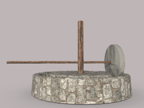 Grain Grinder 3D Model