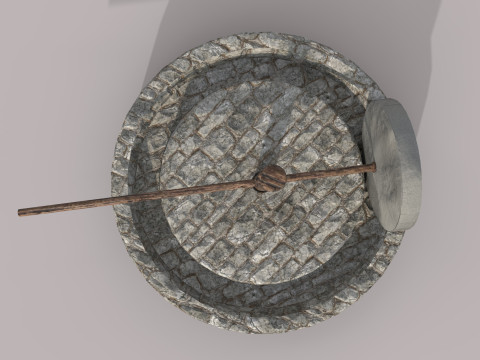 Grain Grinder 3D Model