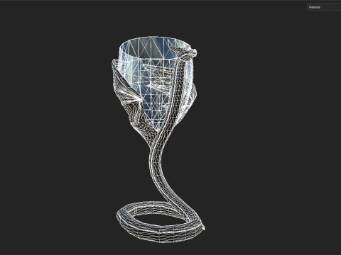 Draken beker 3D Model