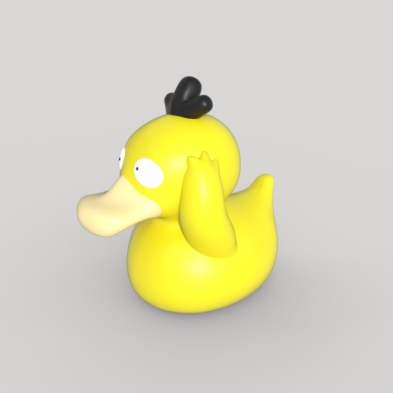 Duck Toy 3D Модель .c4d .max .obj .3ds .fbx .stl .blend 