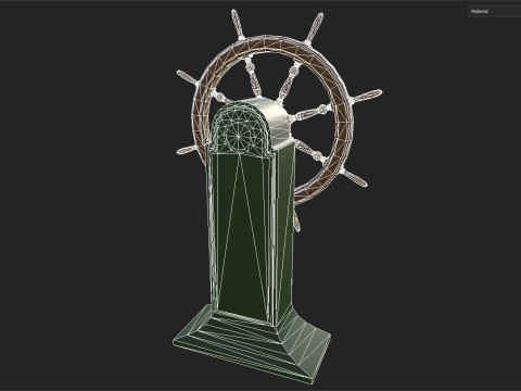 Rudder 3Dモデル