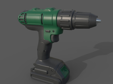 Electric Drill 3D 모델