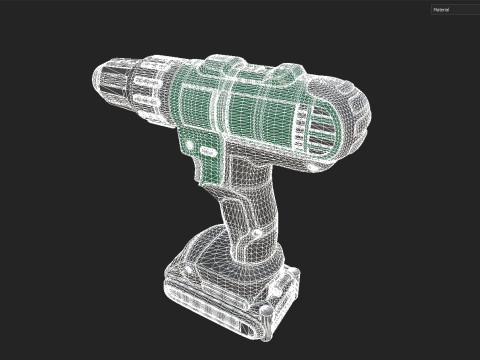 Electric Drill 3D Модель