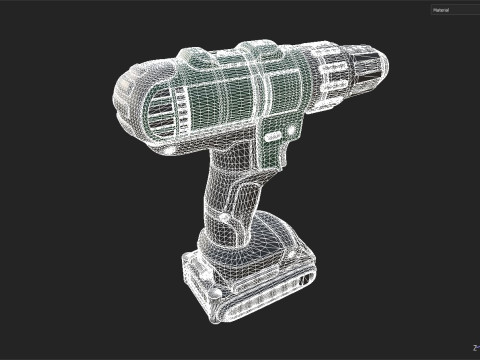 Electric Drill 3D Модель