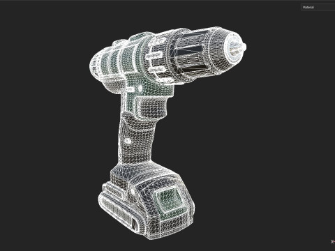 Electric Drill 3D Модель