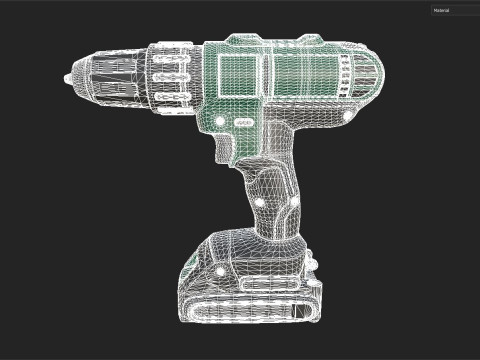Electric Drill 3D Модель