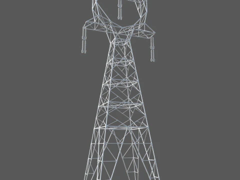 Power transmission tower 3D Model