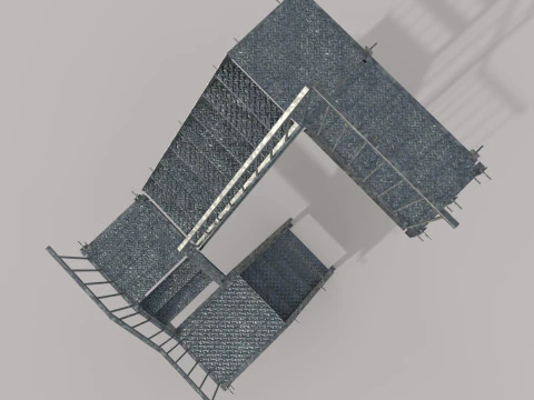 Factory Ladder 3D Model