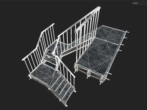 Factory Ladder 3D Модель