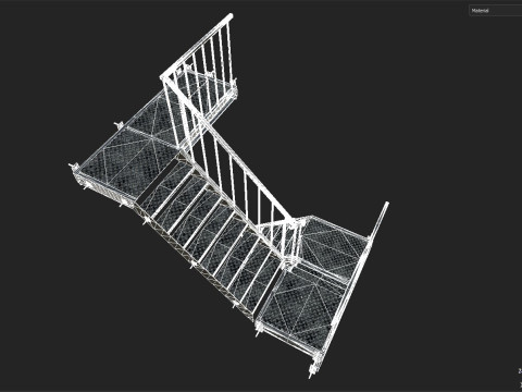 Factory Ladder 3D Модель