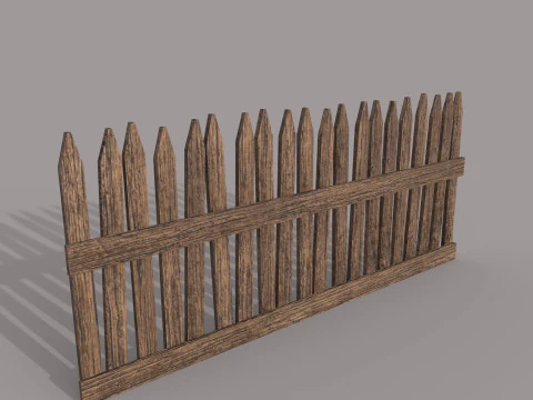 बाड़ 3D मॉडल