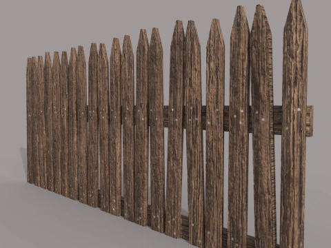 बाड़ 3D मॉडल