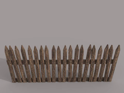 बाड़ 3D मॉडल