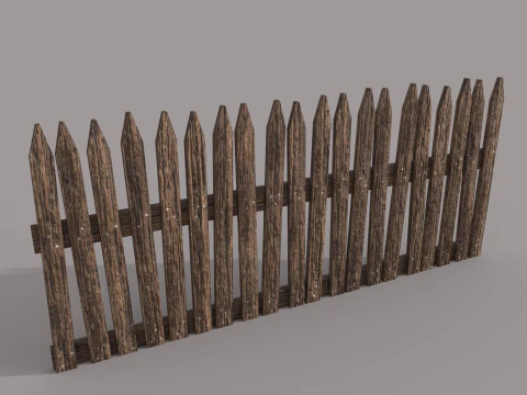 बाड़ 3D मॉडल