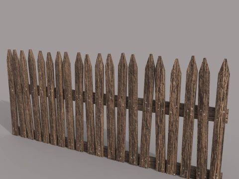 बाड़ 3D मॉडल
