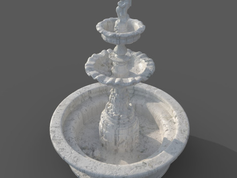 Fountain 3D Модель