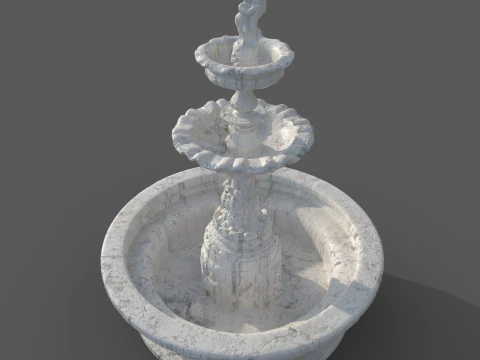 Fountain 3D Model