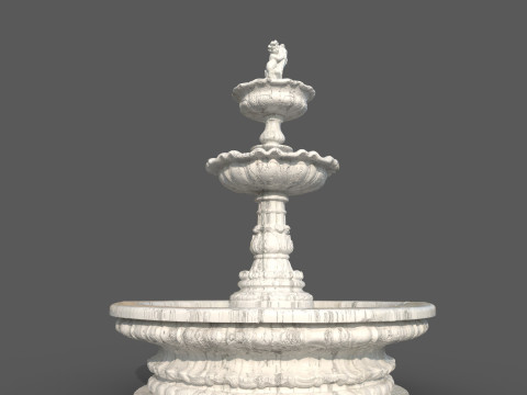 Fountain 3D Model