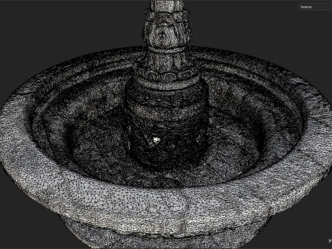 Fountain 3D Model