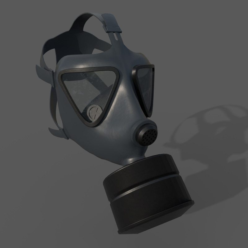 Gas Mask 3D मॉडल .c4d .max .obj .3ds .fbx .stl .blend 