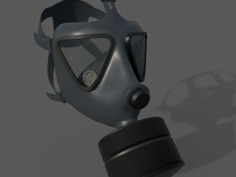 गैस मास्क 3D मॉडल