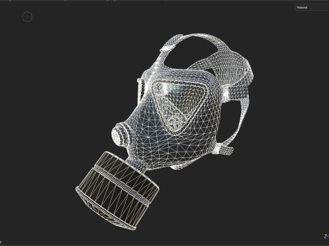 Gas Mask 3D मॉडल