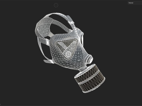 Gas Mask 3D मॉडल
