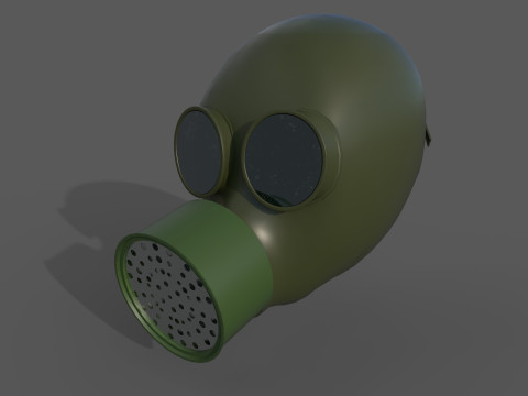 Gas Mask Model 3D
