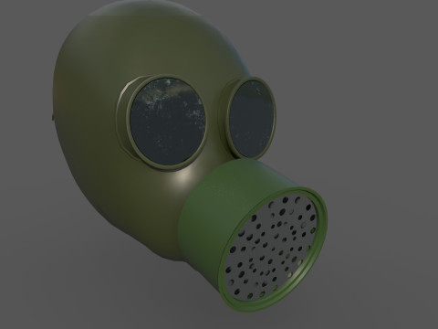 Gas Mask 3D 模型