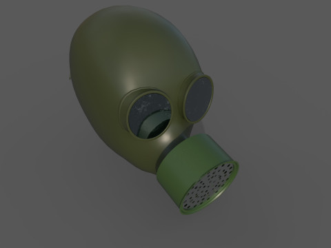 Gas Mask 3D 模型